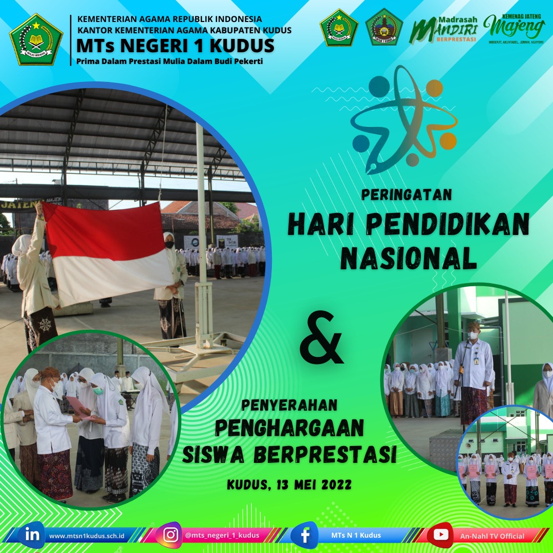 Peringati Hardiknas MTs Negeri 1 Kudus Raih 2900 Medali
