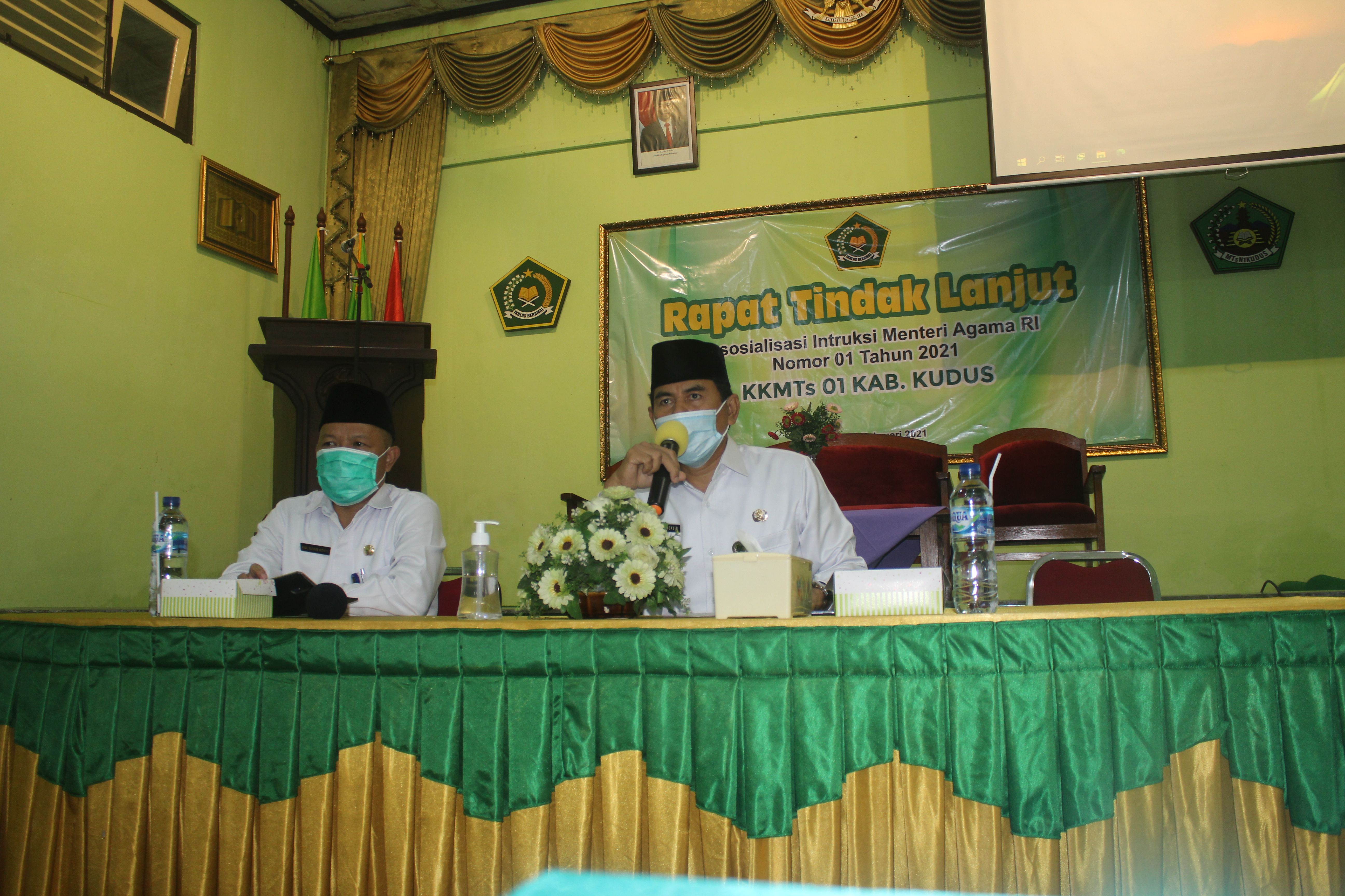 KKMTs 1 Kudus Selenggarakan Resosialisasi Gerakan Prokes 5 M  