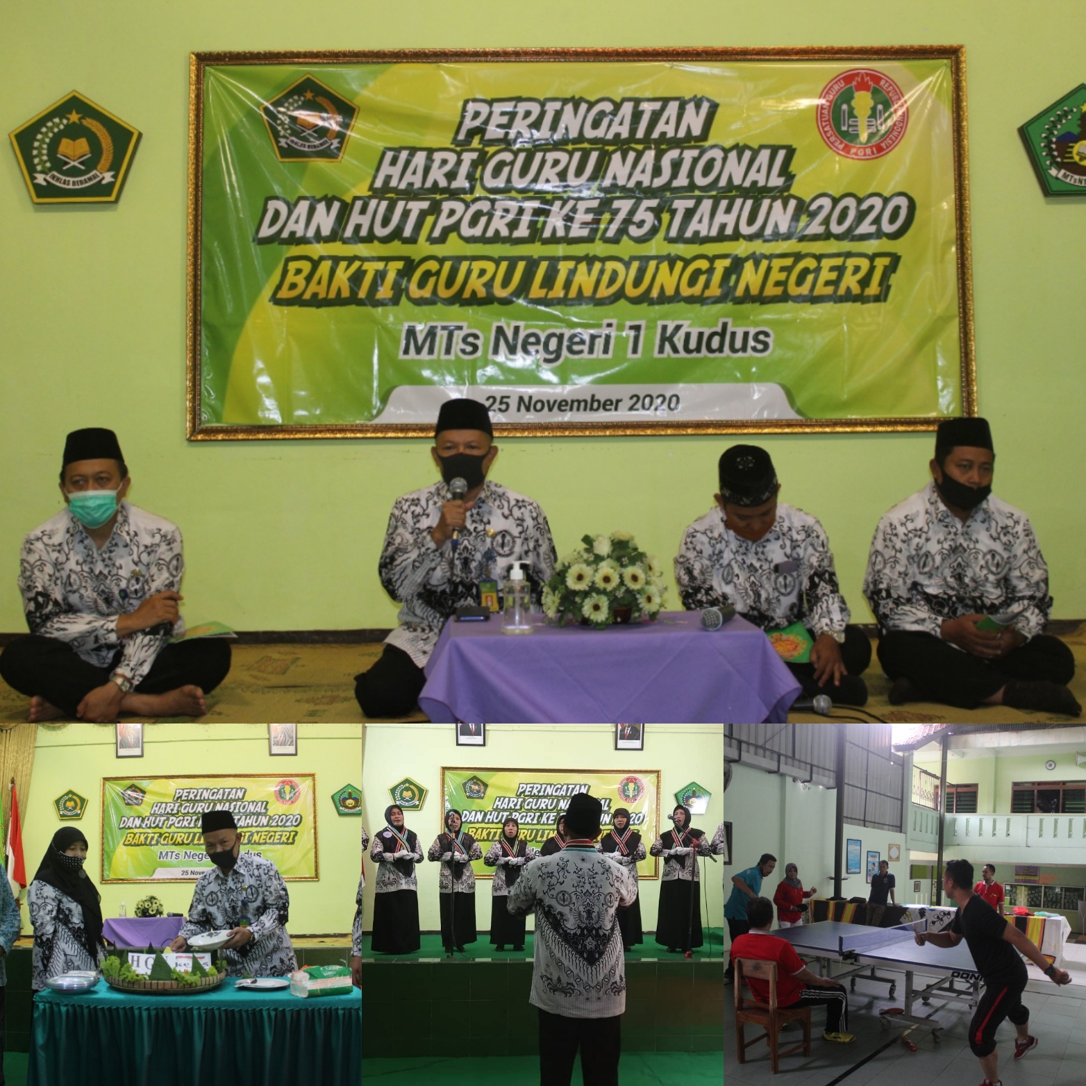 Peringati Hari Guru Nasional, MTs Negeri 1 Kudus Adakan Rangkaian Kegiatan Lomba Antar GTK