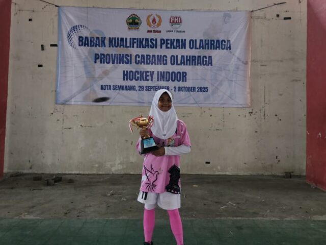 Fatina Atika Nisa Raih Juara 3 PORPROV Jawa Tengah Cabang Hockey Indoor