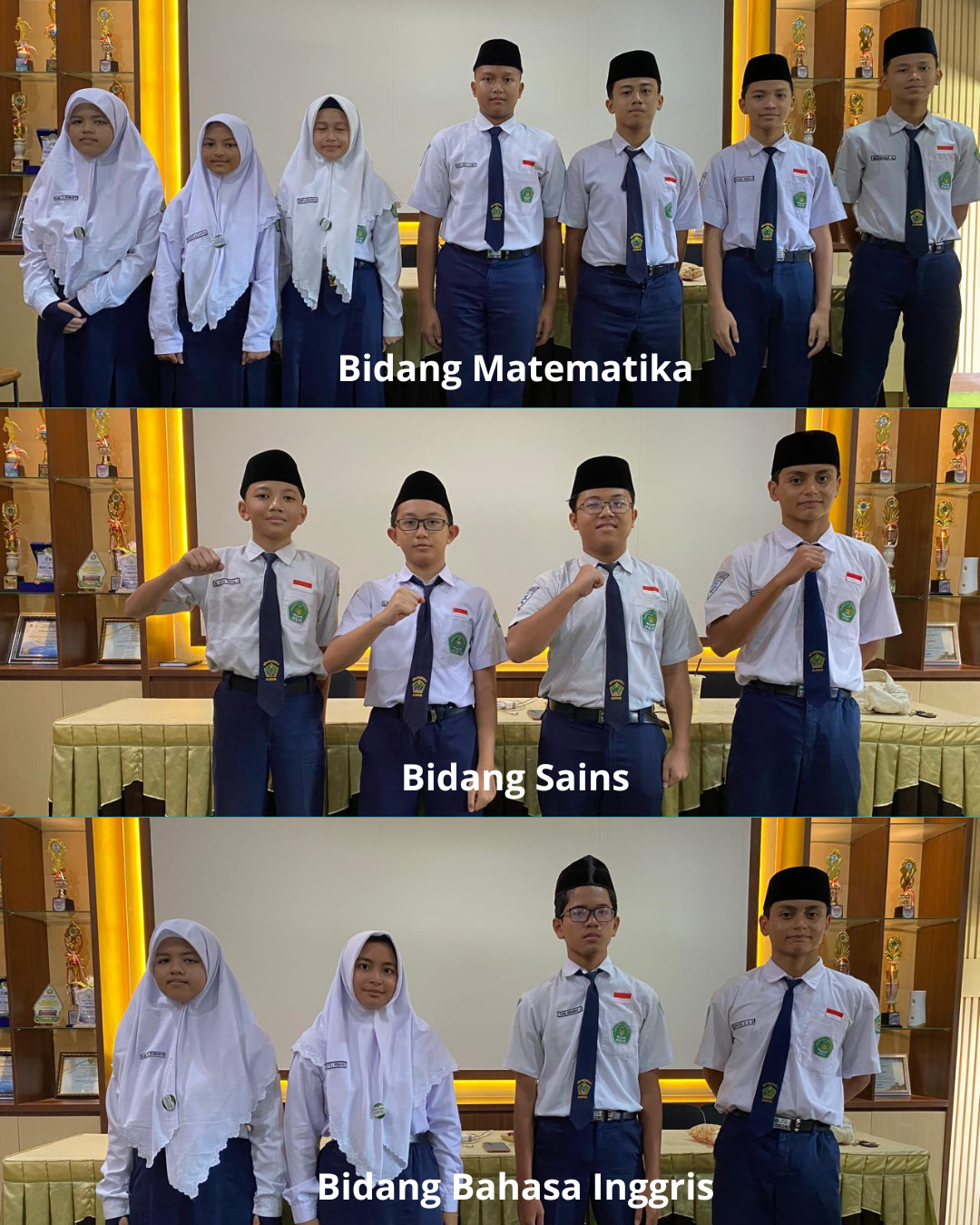 Siswa MTsN 1 Kudus Borong Medali di Final OMNAS 15 Tingkat Provinsi