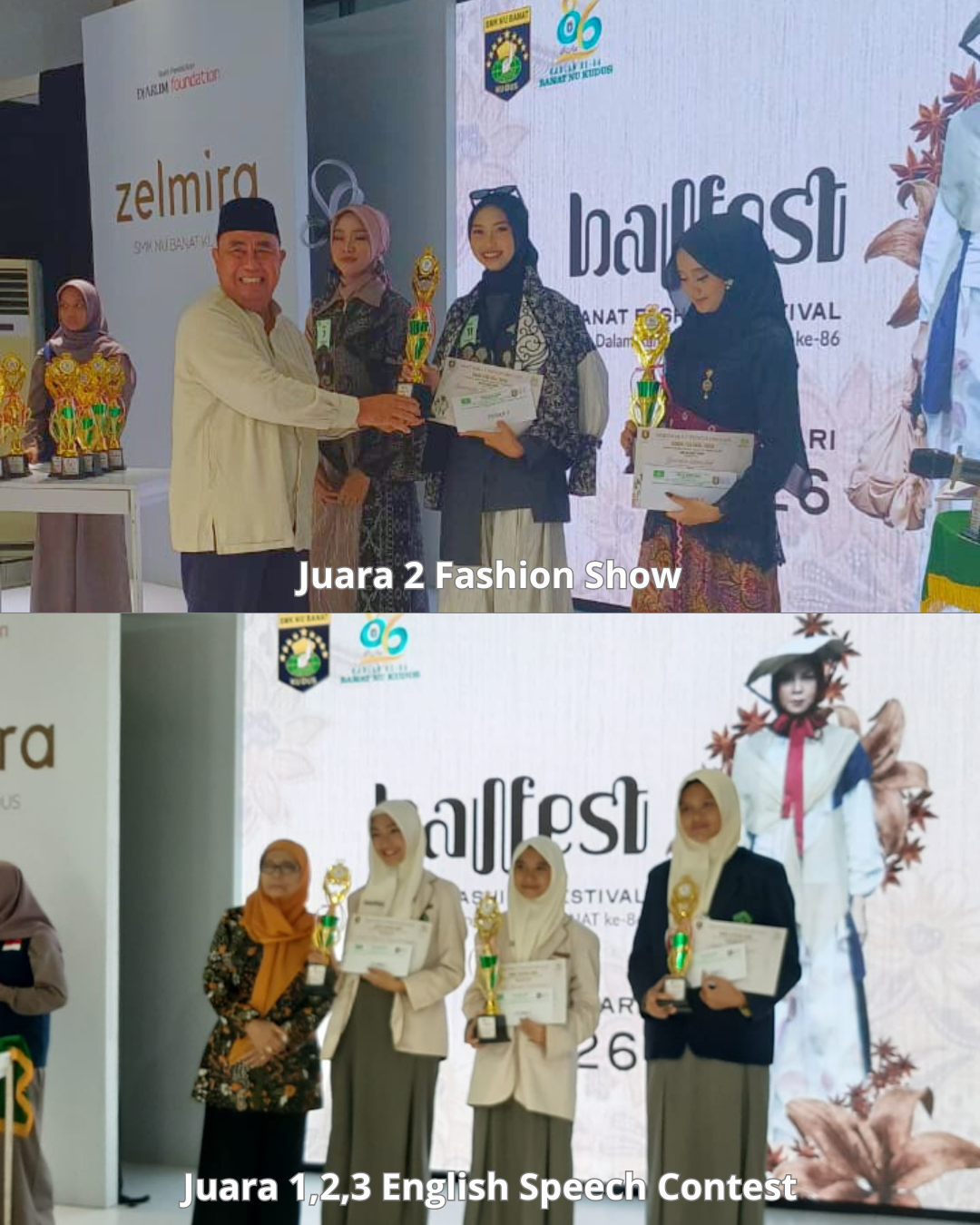Siswa MTsN 1 Kudus Raih Prestasi Gemilang di Banat Fashion Festival dan English Speech Contest 2026
