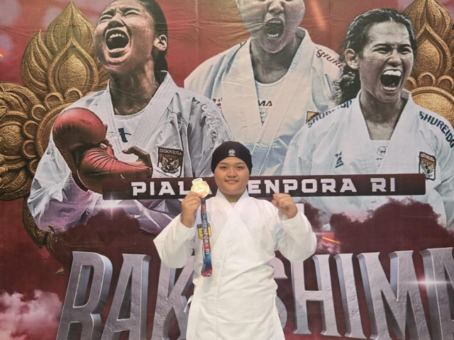 Siswi MTsN 1 Kudus Raih Juara 3 Karate Nasional Piala Menpora RI